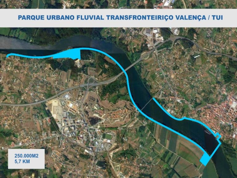 O Parque Urbano Fluvial Transfronteirizo de  Valença-Tui xa está en estudo