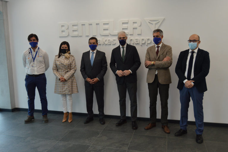 Conde destaca a confianza de Benteler para desenvolver o seu modelo piloto de Fábrica 4.0 en Mos
