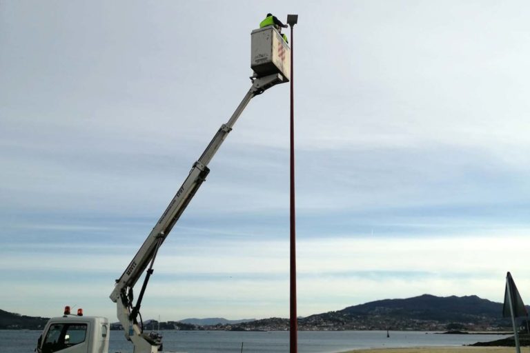 Baiona continua co seu programa de mellora enerxética do alumeado público apostando polos LED