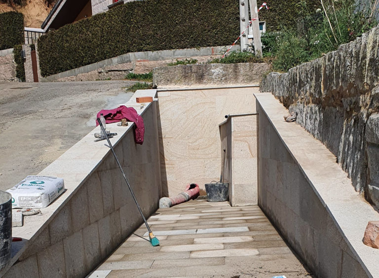 A Concellería de Patrimonio restaura a Fonte da María Rosa en Pontellas