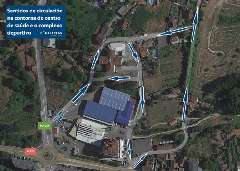 Ponteareas acomete a reordenación da mobilidade na contorna do complexo deportivo e o centro de saúde