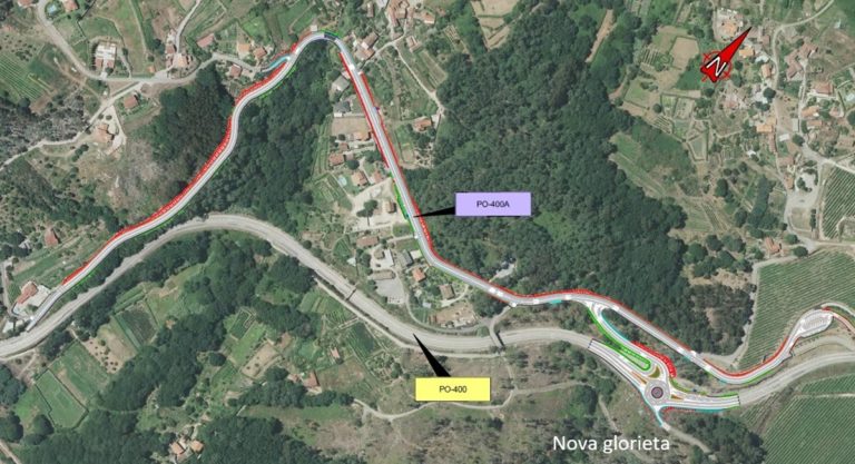 Se somete a información pública o proxecto de mellora da seguridade viaria do antigo trazado da estrada PO-400, no concello de Arbo