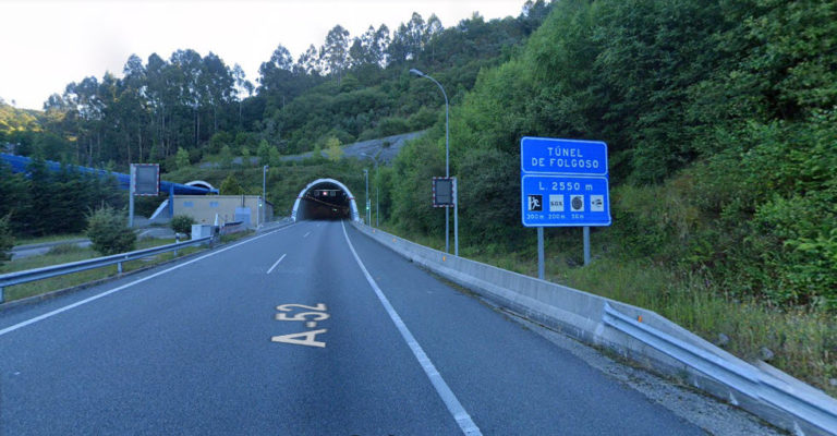 Hoxe reabre o túnel do Folgoso na Cañiza da autovía A-52