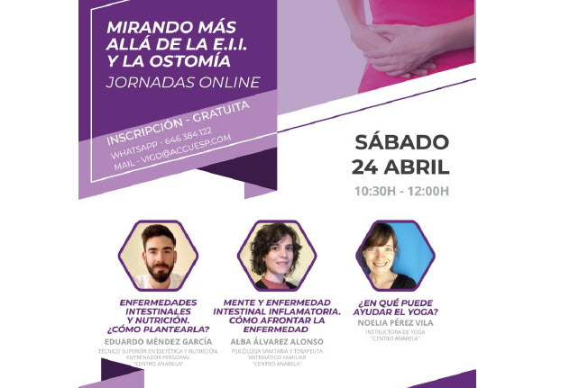 Comezan as xornadas online “Mirando más allá de la E.I.I y la ostomía”