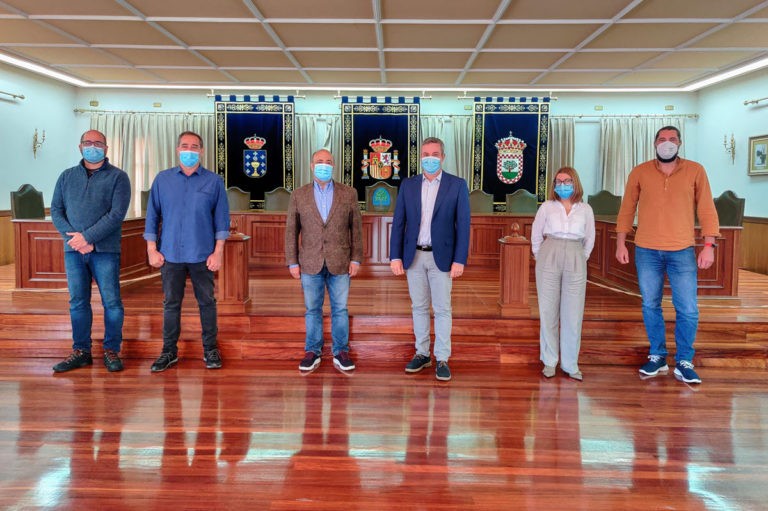 A Cañiza recibe a visita do Presidente da Confederación Hidrográfica Miño Sil