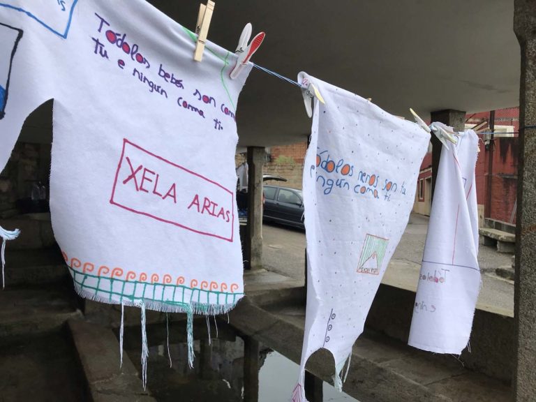 A Guarda adobíase para homenaxear a Xela Arias nas Letras Galegas