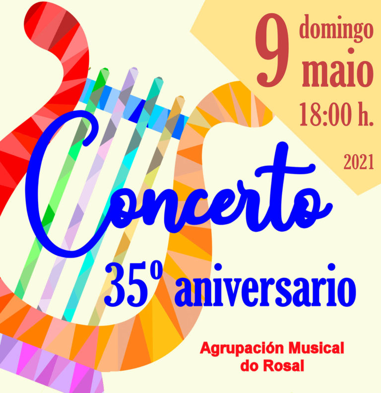 A Agrupación Musical do Rosal celebra o seu 35 aniversario cun concerto na Praza do Calvario
