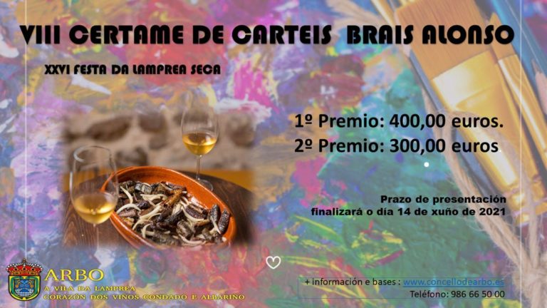 Aberto o prazo para presentar o Cartel do Certame “Brais Alonso” en Arbo