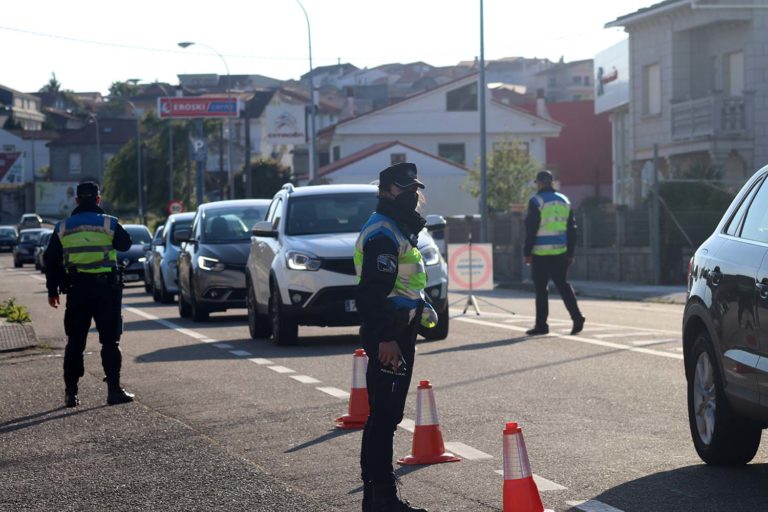 Dúas alcoholemias positivas nun control preventivo da Policía Local da Guarda