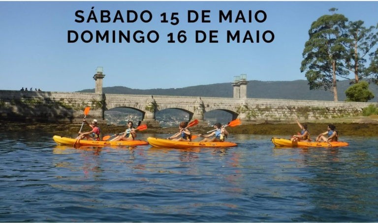 Redondela organiza unha actividade de kaiak educativo-ambiental pola enseada de San Simón
