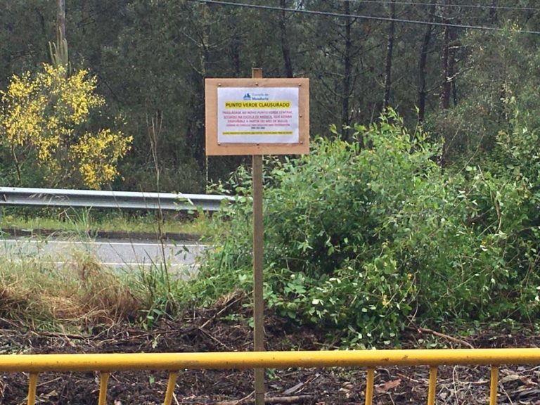 Alternativa por Mondariz censura ao Goberno municipal por clausurar os puntos verdes