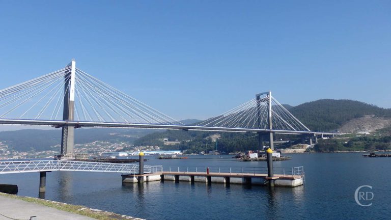 Comezan os traballos de reparación da xunta de dilatación da pila sur da Ponte de Rande