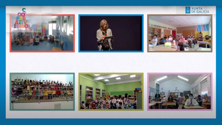 O alumnado do CEIP Laredo de Chapela premiado no certame ‘Cooperativismo na escola’ por ‘Laredópolis: a cidade dos nosos soños’