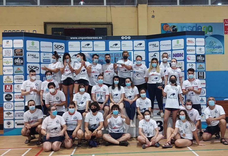 Magníficos resultados do C.N. Ponteareas no Campionato Galego Máster de verán de natación