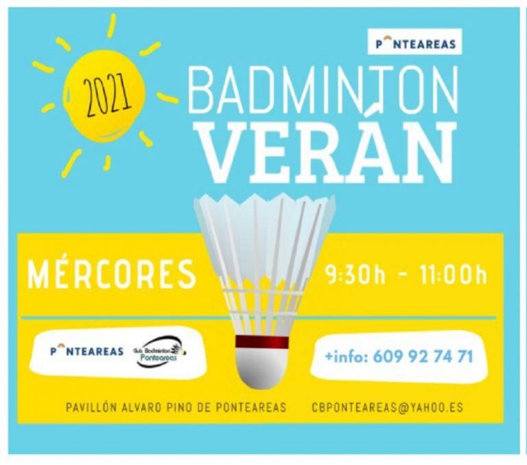 O Club Bádminton Ponteareas ofrece o seu propio Campus deportivo