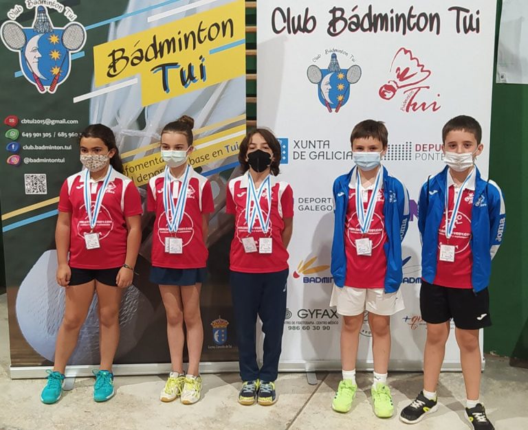 O Club Bádminton Tui amosa a súa satisfacción pola xornada do sábado