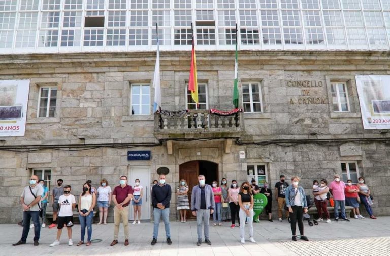 Concentración silenciosa na Cañiza contra a violencia de xénero