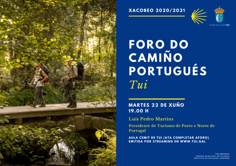 O presidente de Turismo Porto e Norte de Portugal, Luís Pedro Martíns, intervirá o martes no Foro do Camiño Portugués en Tui