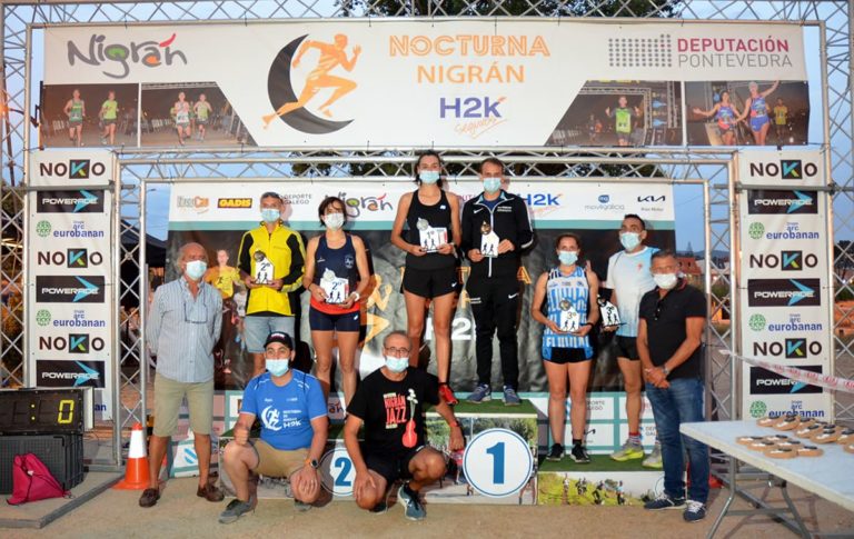 Gran éxito de participación e esixencia na Carreira Nocturna H2K Nigrán