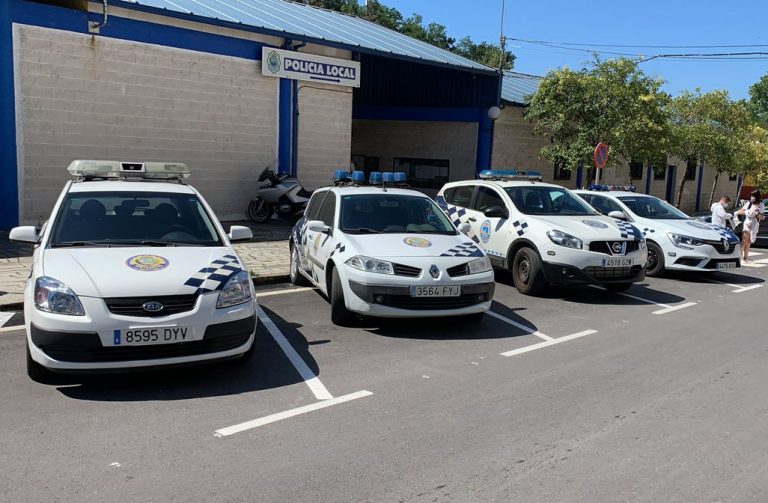 A Policía Local de Ponteareas realiza controis de velocidade con radar para mellorar a seguridade viaria
