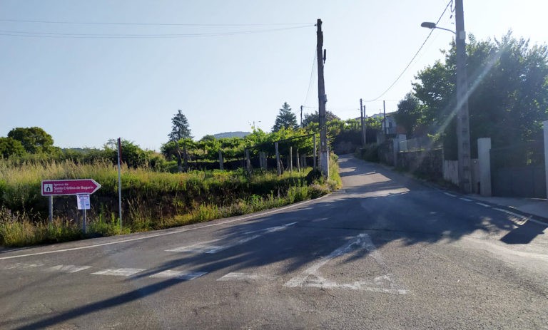 Ponteareas acometerá melloras no vial de subida a Santa Cristina de Bugarín