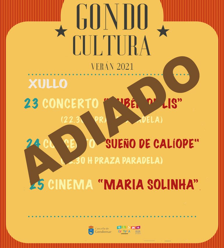 Gondomar apraza as actuacións previstas para este fin de semana no programa de Gondocultura