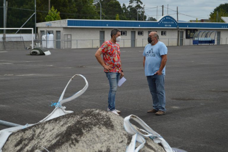 Tomiño pon a punto os campos de fútbol do municipio para a nova tempada