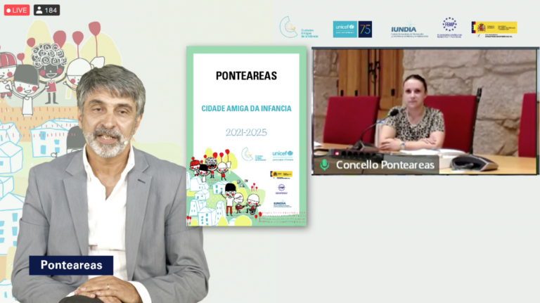 Ponteareas xa é, oficialmente, ‘Cidade Amiga da Infancia’