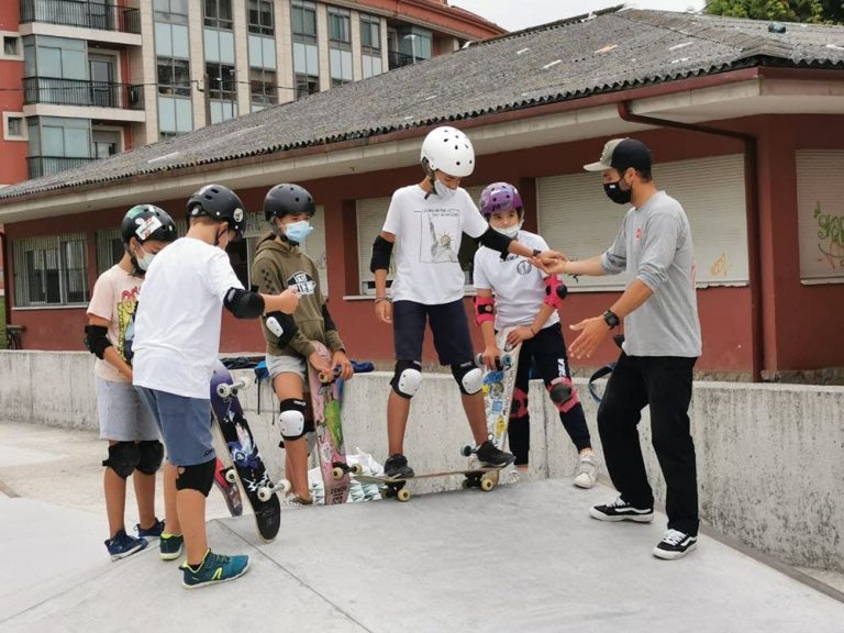 Gondomar clausura a I edición do curso de Skate dirixido á mocidade