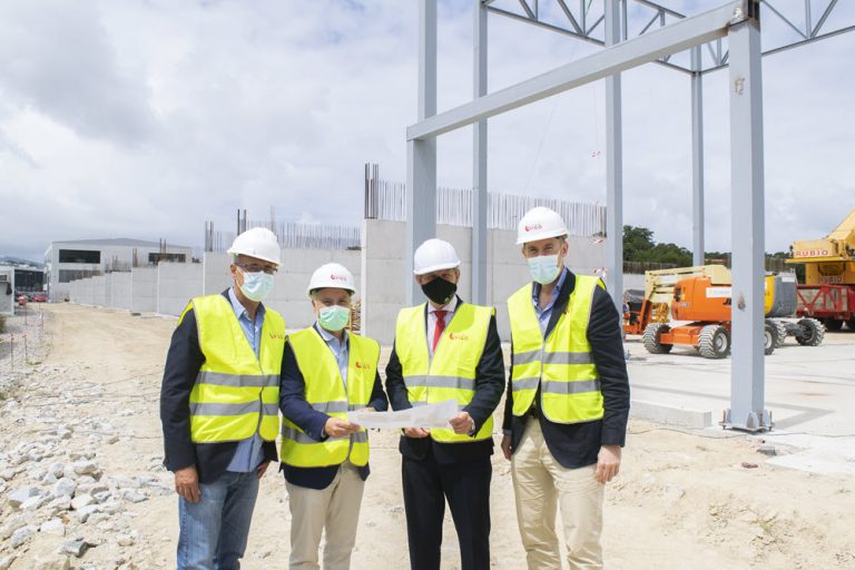 Zona Franca recibe mostras de interese de empresas polas novas naves de Porto do Molle cando queda un ano de obras