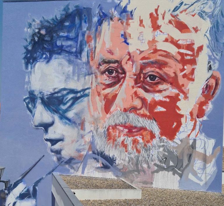 ‘Vila das Artes’ homenageia ‘o eterno mestre dos inquietos’ com Pintura Mural