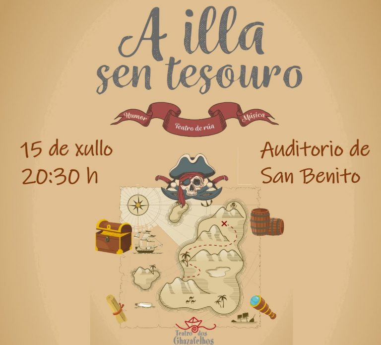 Teatro familiar con “A Illa sen Tesouro” este xoves na Guarda