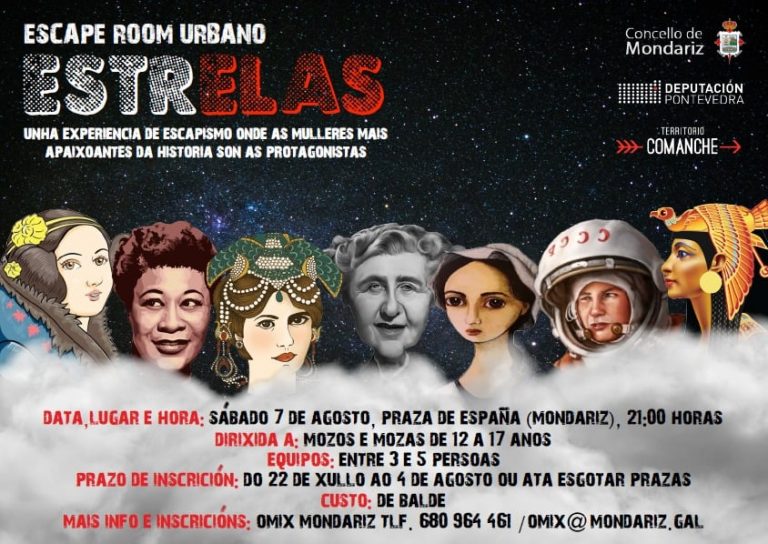 Aberto o prazo de inscrición para o escape room urbano de Mondariz