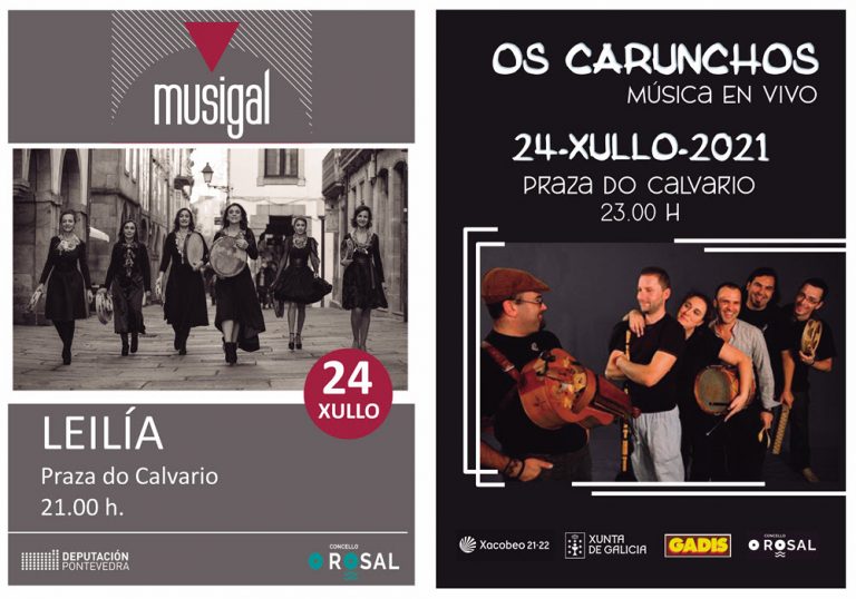 A maxia de Leilía e o son tradicional dos Carunchos, este sábado 24 no Rosal