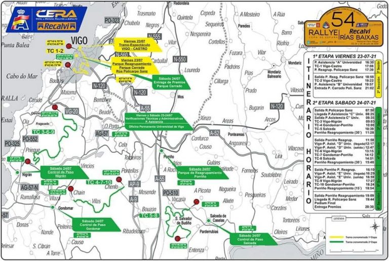 Os motores do Rallye Rías Baixas ruxirán de novo en Gondomar