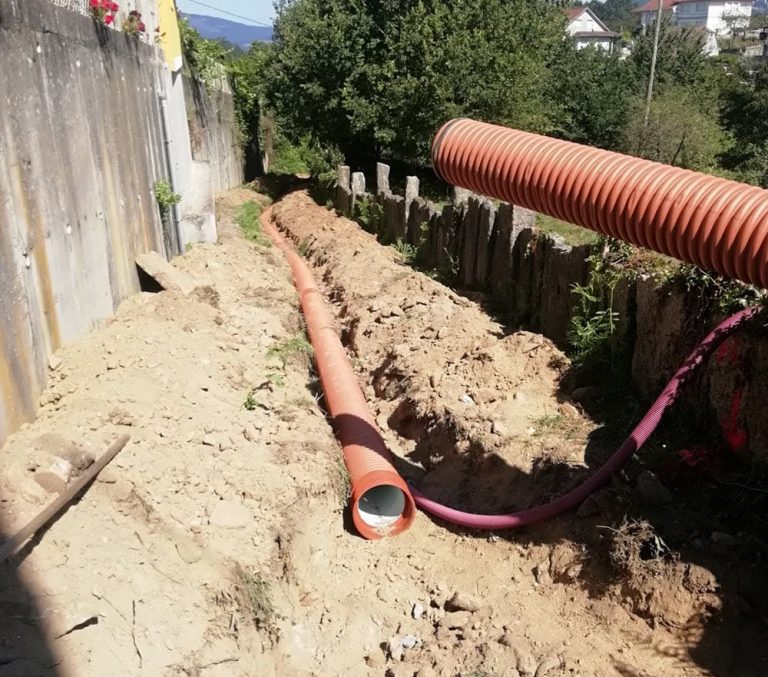 Redondela inicia as obras de canalización e iluminación do Camiño da Tafona