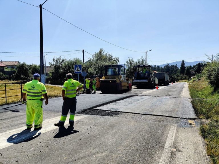 Xa están en execución as obras na estrada EP-5005 na Cañiza