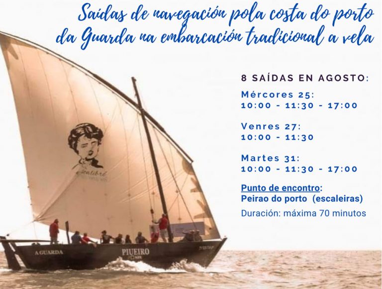 O Concello da Guarda organiza a actividade “Navega pola costa da Guarda co Volanteiro O Piueiro”
