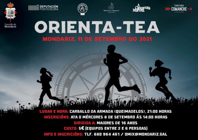 Mondariz abre a inscrición para unha nova edición da proba de orientación nocturna por equipos ‘Orienta-Tea’