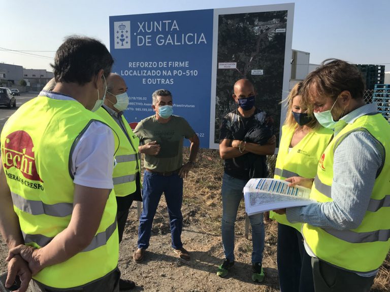 Inician as obras de mellora do firme na PO-510 ao seu paso polo concello do Porriño