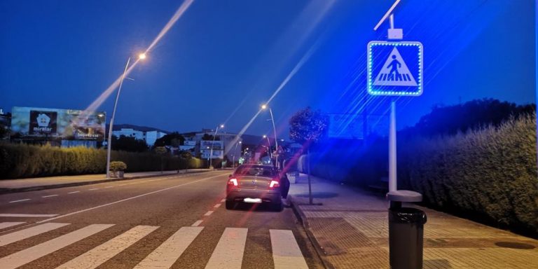 Salvaterra de Miño continúa co seu programa de mellora da seguridade viaria coa instalación do seu segundo paso de peóns intelixente