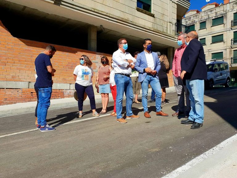 Apertura da nova rúa Regueiro da Cañiza grazas á Xunta
