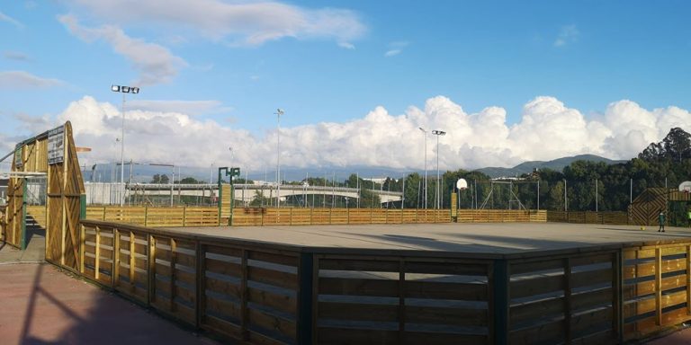 Rematadas as obras da zona deportiva do parque público de A Canuda en Salvaterra