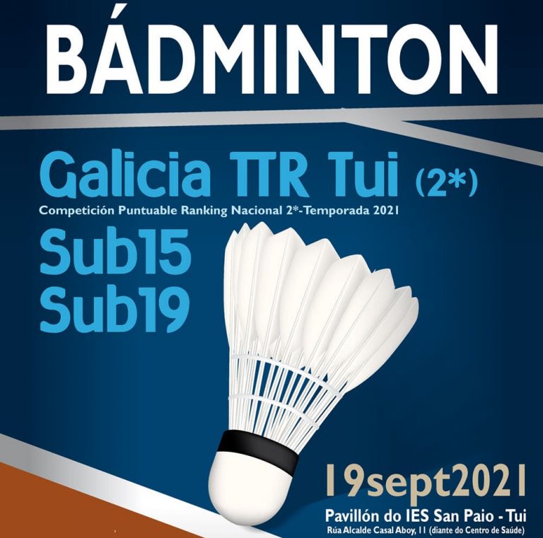 O Club Bádminton Tui fíxose con 8 medallas esta fin de semana
