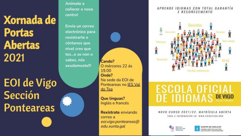 A Escola Oficial de Idiomas celebra unha xornada de portas abertas na súa sección de Ponteareas