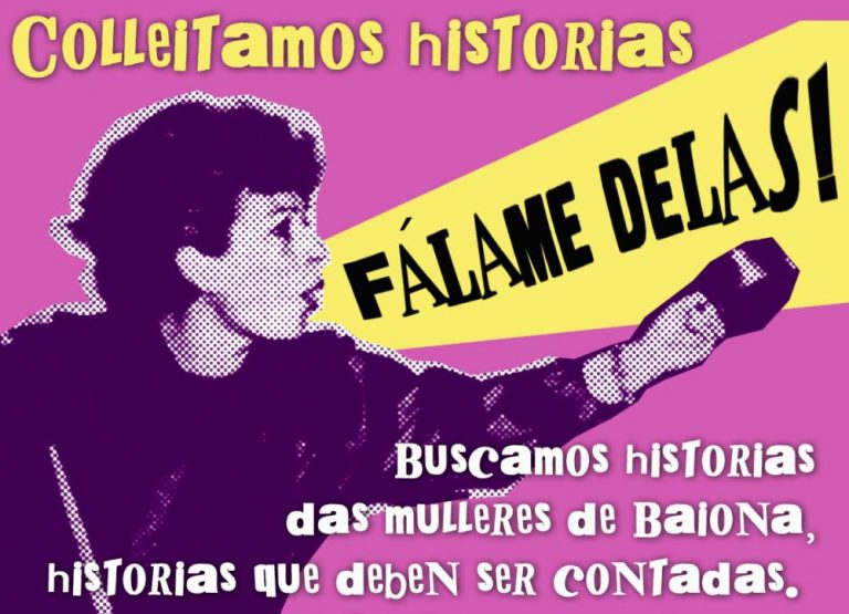 Nace ‘Fálame Delas’ para rescatar as historias das mulleres de Baiona