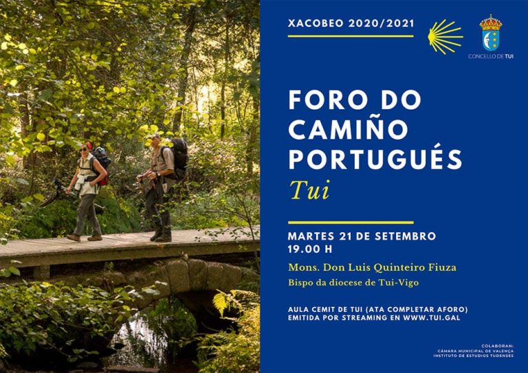 Mañá martes o bispo de Tui-Vigo, D. Luís Quinteiro, protagonista do Foro do Camiño Portugués
