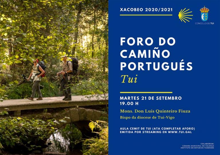 O bispo de Tui-Vigo, Luís Quinteiro, protagonista da nova conferencia do ‘Foro do Camiño Portugués’