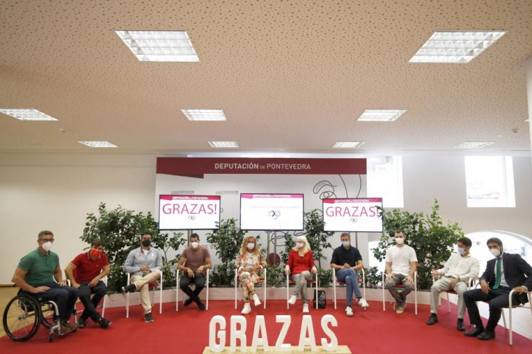 A provincia de Pontevedra rende homenaxe ás e aos deportistas paralímpicos. “Sodes as verdadeiras heroínas e heroes desta sociedade”
