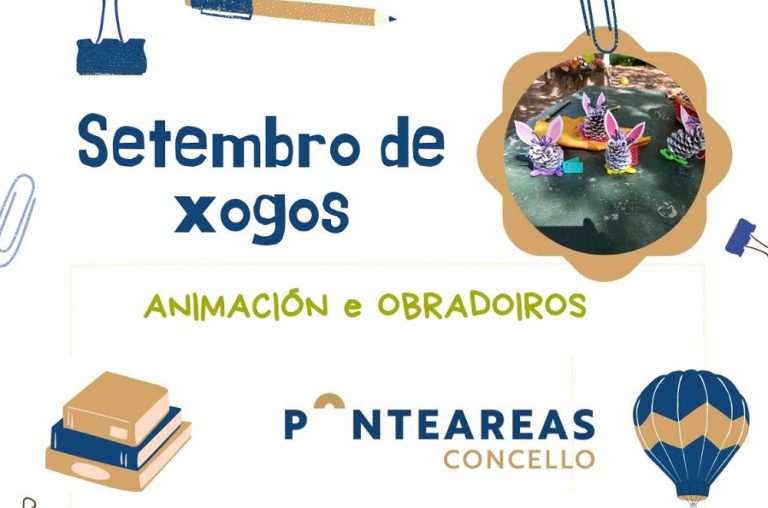 Os nenos e nenas de Ponteareas desfrutarán de 12 xornadas de xogos nos centros culturais este mes